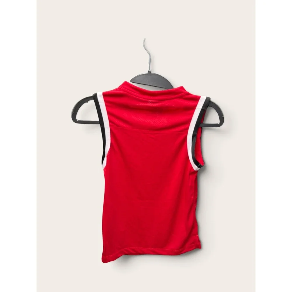 Athletic Works Kids Basketball Tank Top Brilliant Red Mesh S 6-7 HO022031F